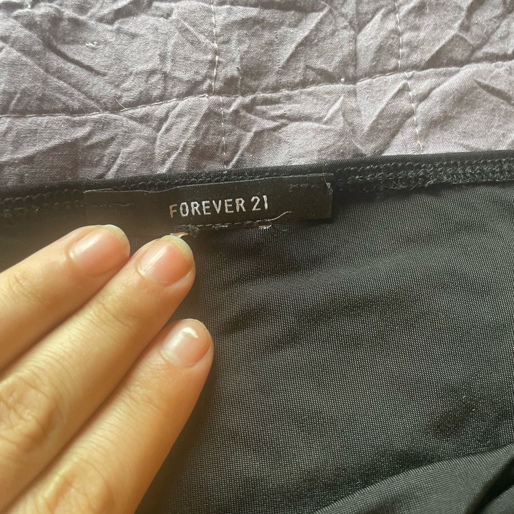 Forever 21 Black Swim Skirt Cover-up - Size S - Picture 2 of 4